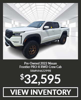 Pre-Owned 	2022 nissan frontier pro-x	