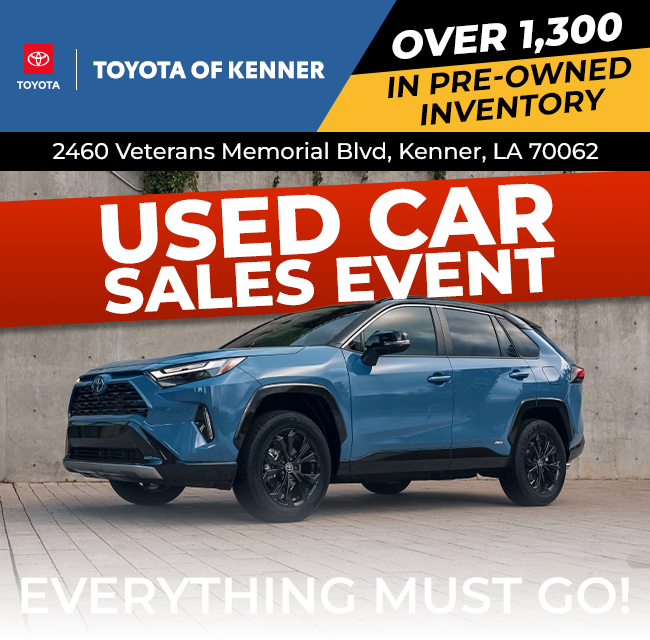 Toyota of Harvey - Used Car sales event - Everything must go