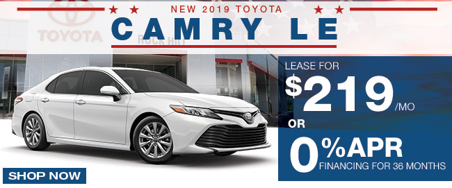 New 2019 Camry LE