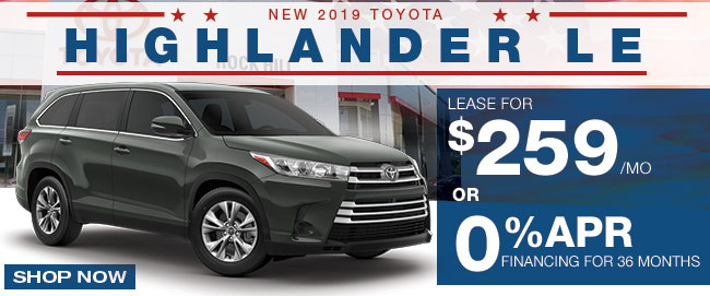 New 2019 Toyota Highlander LE