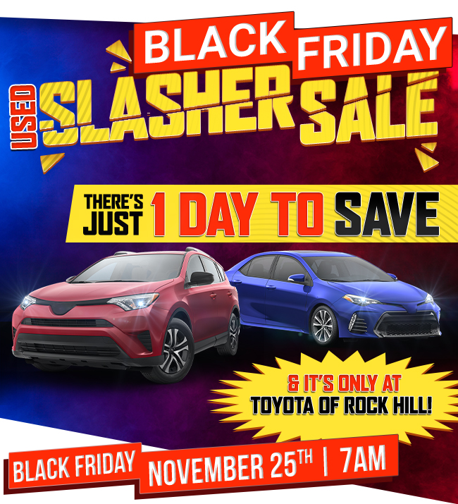 Black Friday Used Slasher Sale - Theres just 1 day to save