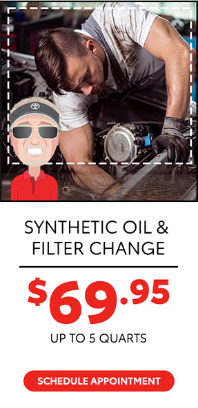 Synthetic oil and filter change