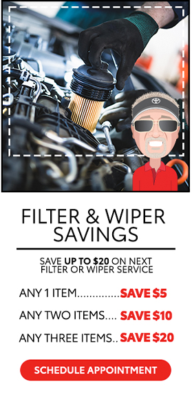 Filter and wiper savings