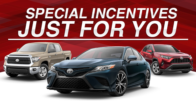 Special Incentives Just For You