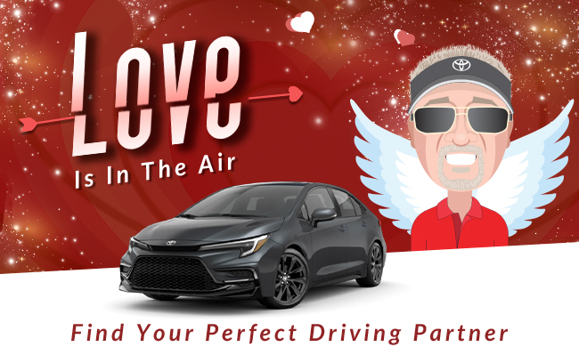 Love is in the air. Find your perfect driving partner.