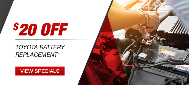 $20 off toyota battery replacement