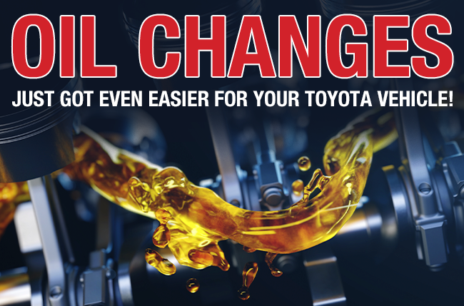 Oil Changes Just Got Even Easier for Your Toyota Vehicle!