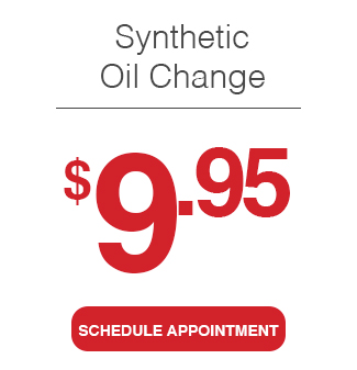 $9.95 Synthetic oil change