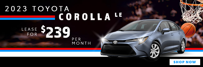 special offer on Toyota Corolla