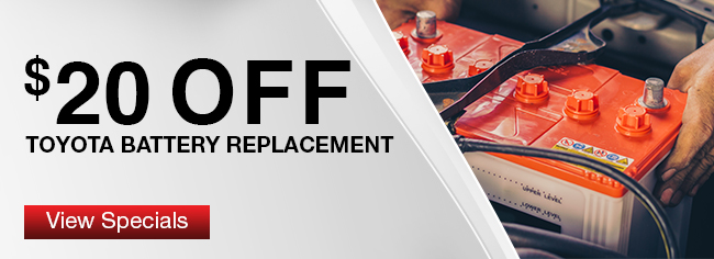 $20 Off Toyota Battery Replacement