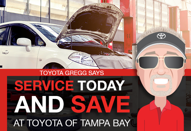 Service Today And Save At Toyota of Tampa Bay