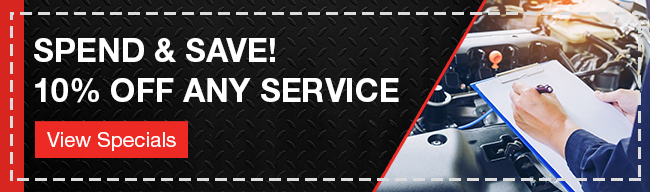 Spend & Save! 10% Off Any Service