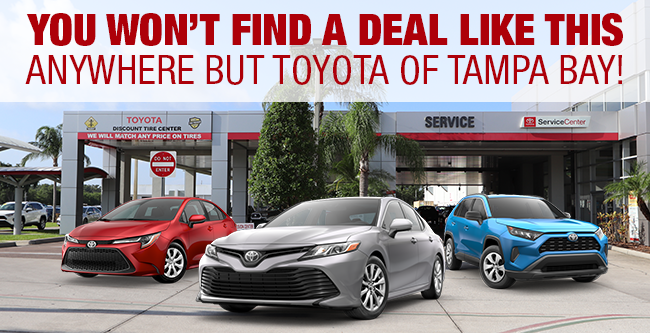 You Won’t Find A Deal Like This Anywhere But Toyota Of Tampa Bay!