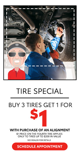 Tire Special buy 3 get one for $1