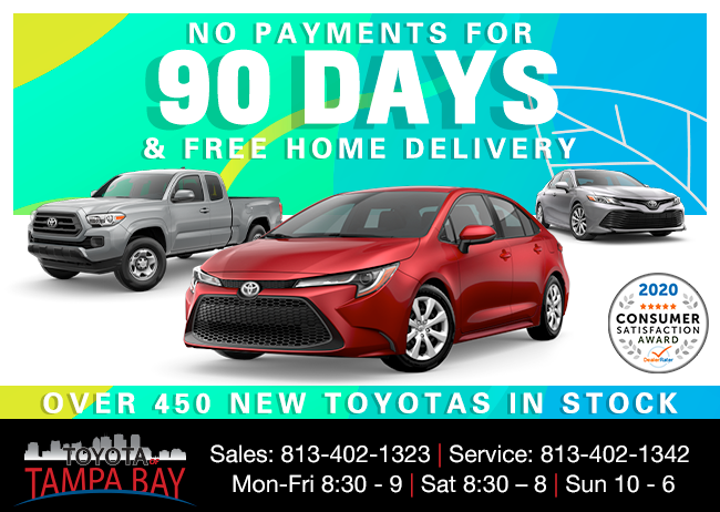 No Payments For 90 Days & Free Home Delivery