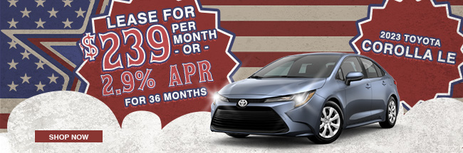 special offer on 2023 Toyota Corolla