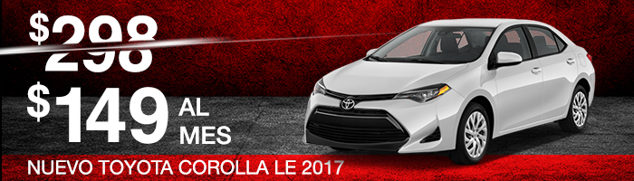 Nuevo Toyota Corolla LE 2017