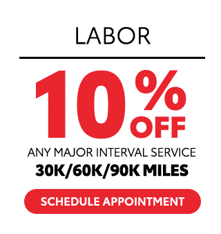 10% Off any major interval service offer