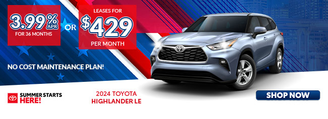 Toyota Grand Highlander offer