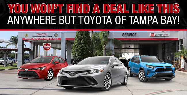 You Won’t Find A Deal Like This Anywhere But Toyota Of Tampa Bay!
