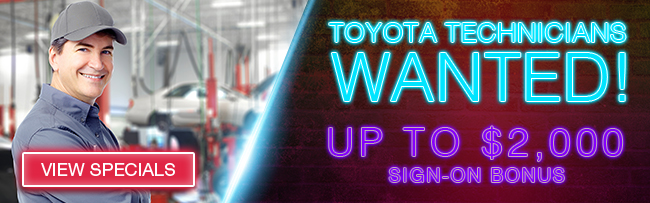 Toyota Technicians Wanted!