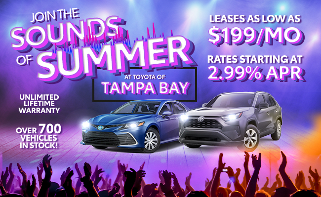 Join the sounds of Summer at Toyota of Tampa Bay