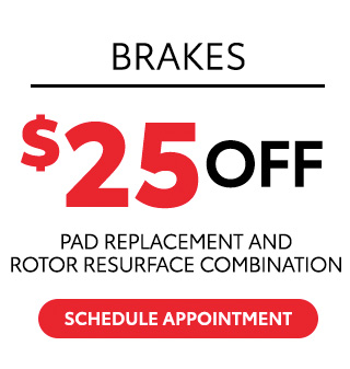 $25 off brake pads offer