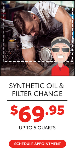 Synthetic oil and filter change