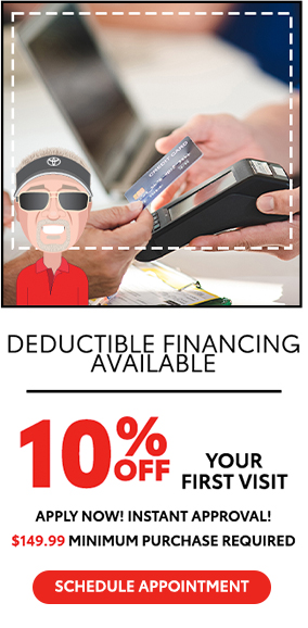 Deductible financing available