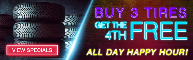Buy 3 Tires, Get The 4TH FREE!