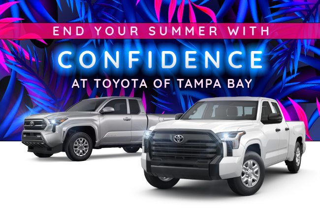 End your summer with confidence at Toyota of Tampa Bay