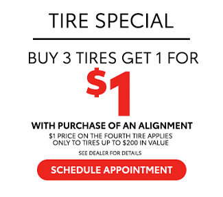 Tire Special buy 3 get one for $1