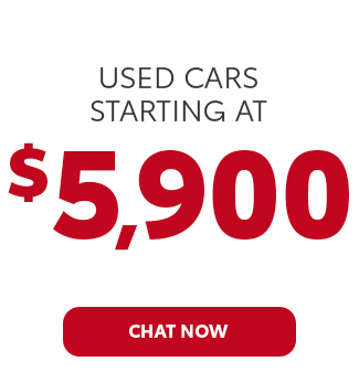 Used Cars starting at $5,900