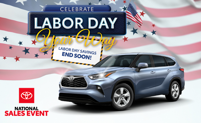 Celebrate Labor Day Your way -national sales event