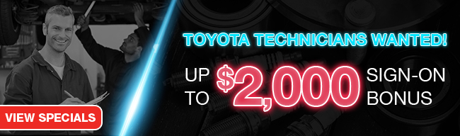 Toyota Technicians Wanted!