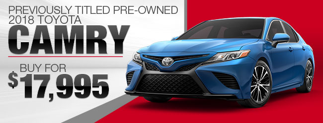 Previously Titled Pre-Owned 2018 Toyota Camry