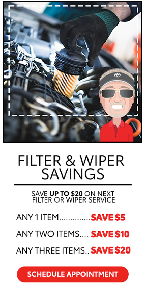 Filter and wiper savings