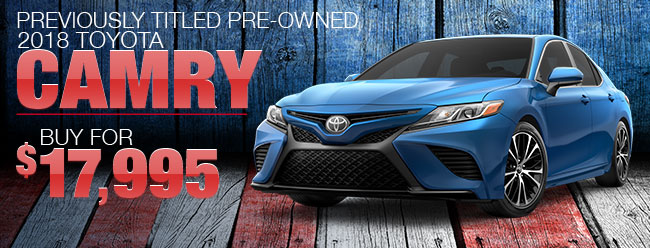 Previously Titled Pre-Owned 2018 Toyota Camry