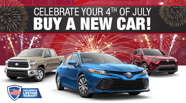 Celebrate Your 4 th of July Buy A New Car!