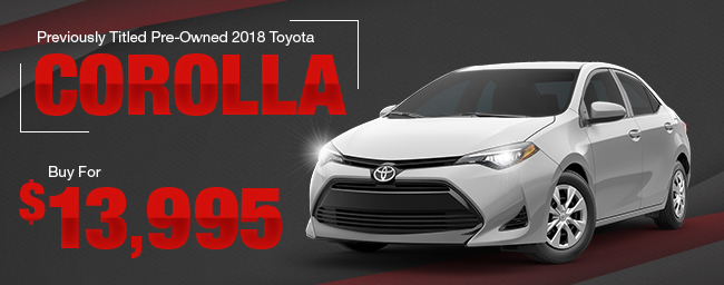 Previously Titled Pre-Owned 2018 Toyota Corolla