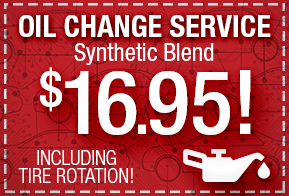 Oil Change Service Synthetic Blend $16.95 at Toyota of Tampa Bay