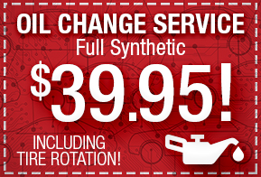 Oil Change Service Full Synthetic $39.95 at Toyota of Tampa Bay