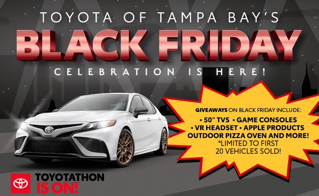 Black Friday Celebration with Toyota of Tampa Bay