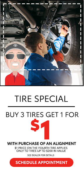 Tire Special buy 3 get one for $1