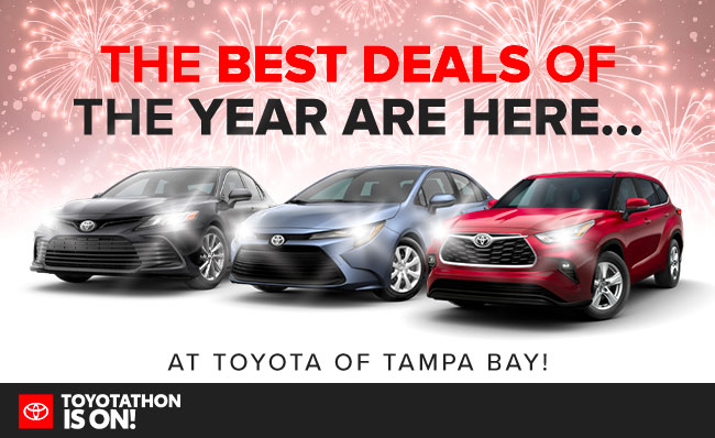 The Best Deals of the Year are at Toyota of Tampa Bay
