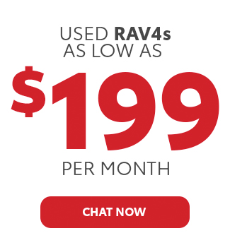 Used Rav4s as low as $199 per month