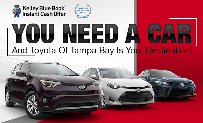 Toyota Of Tampa Bay Is Your Destination! 