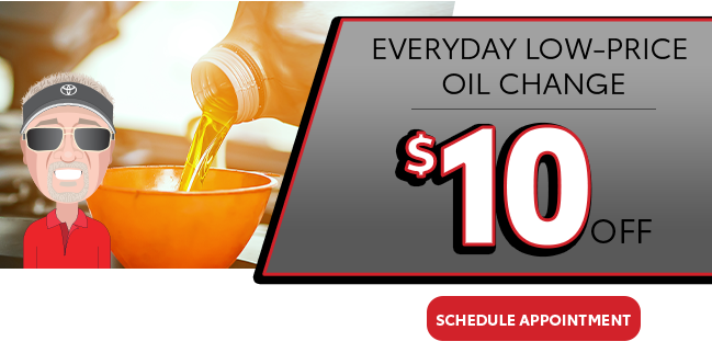 Everyday low-price oil change