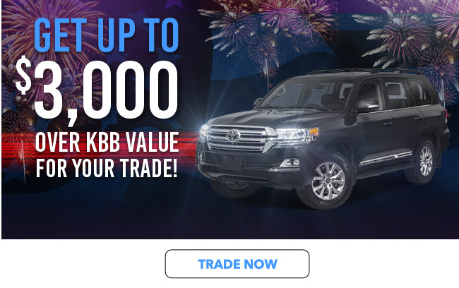 Get up to $3,000 over KBB