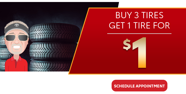 Buy 2 tires get 1 tire for $1